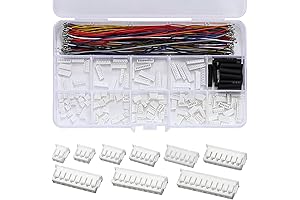 ZH JST Connector Kit: 10-Pack of Pre-Crimped Wires with 1.5mm JST Connectors