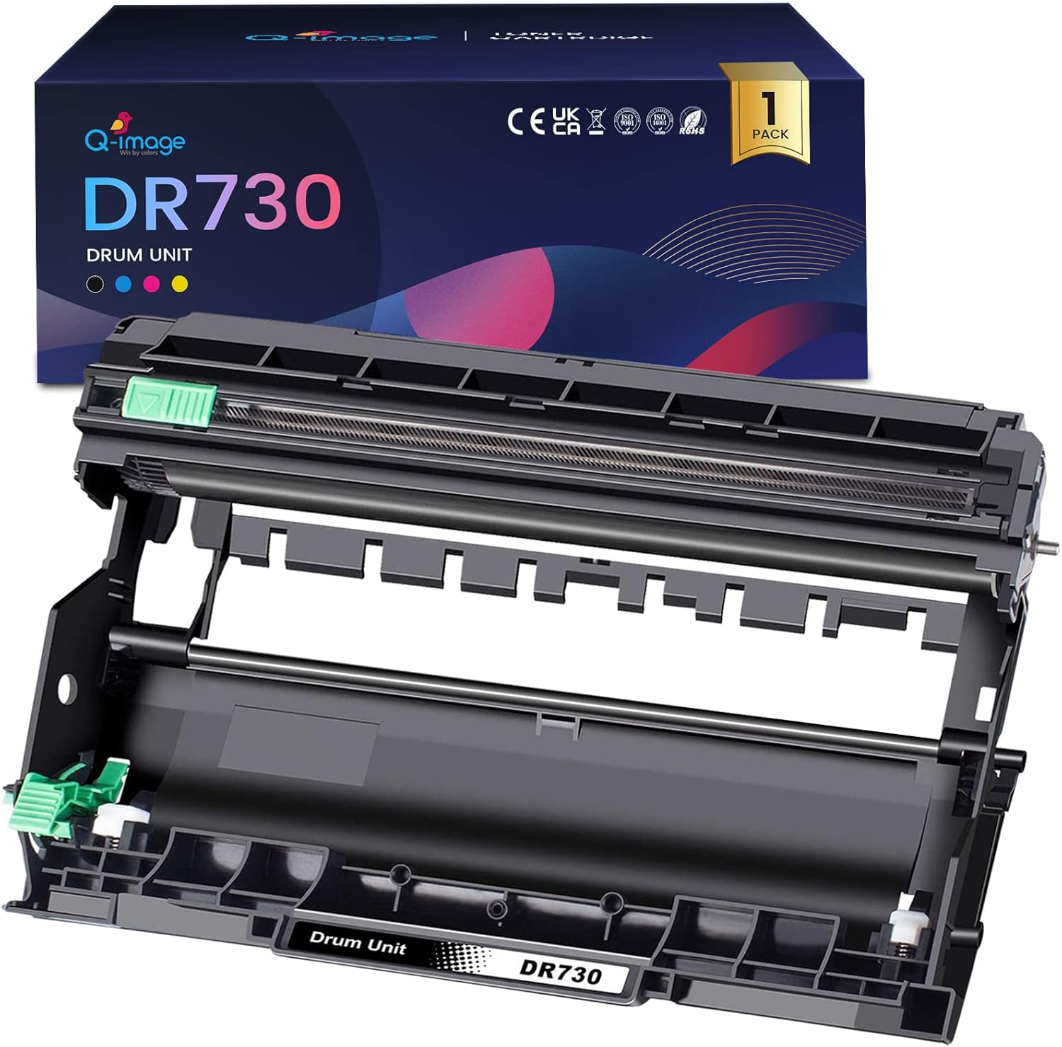 Qimage Compatible DR730 Drum Unit Replacement for Brother DR730 DR760