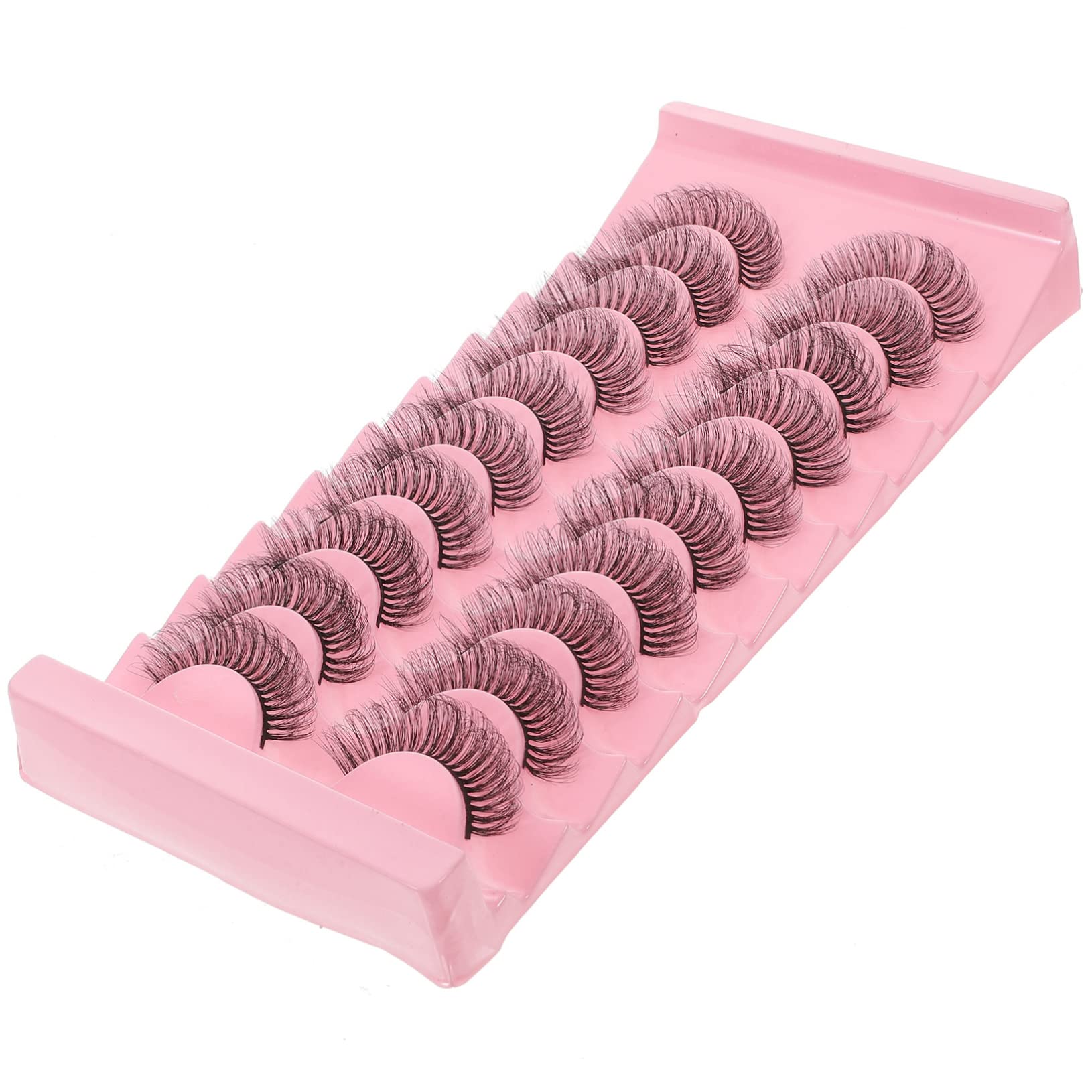 FOMIYES Paquete De 4 Pestañas Postizas Esponjosas Accesorios De Maquillaje Para Mujeres Fiestas 10 Pares X 4