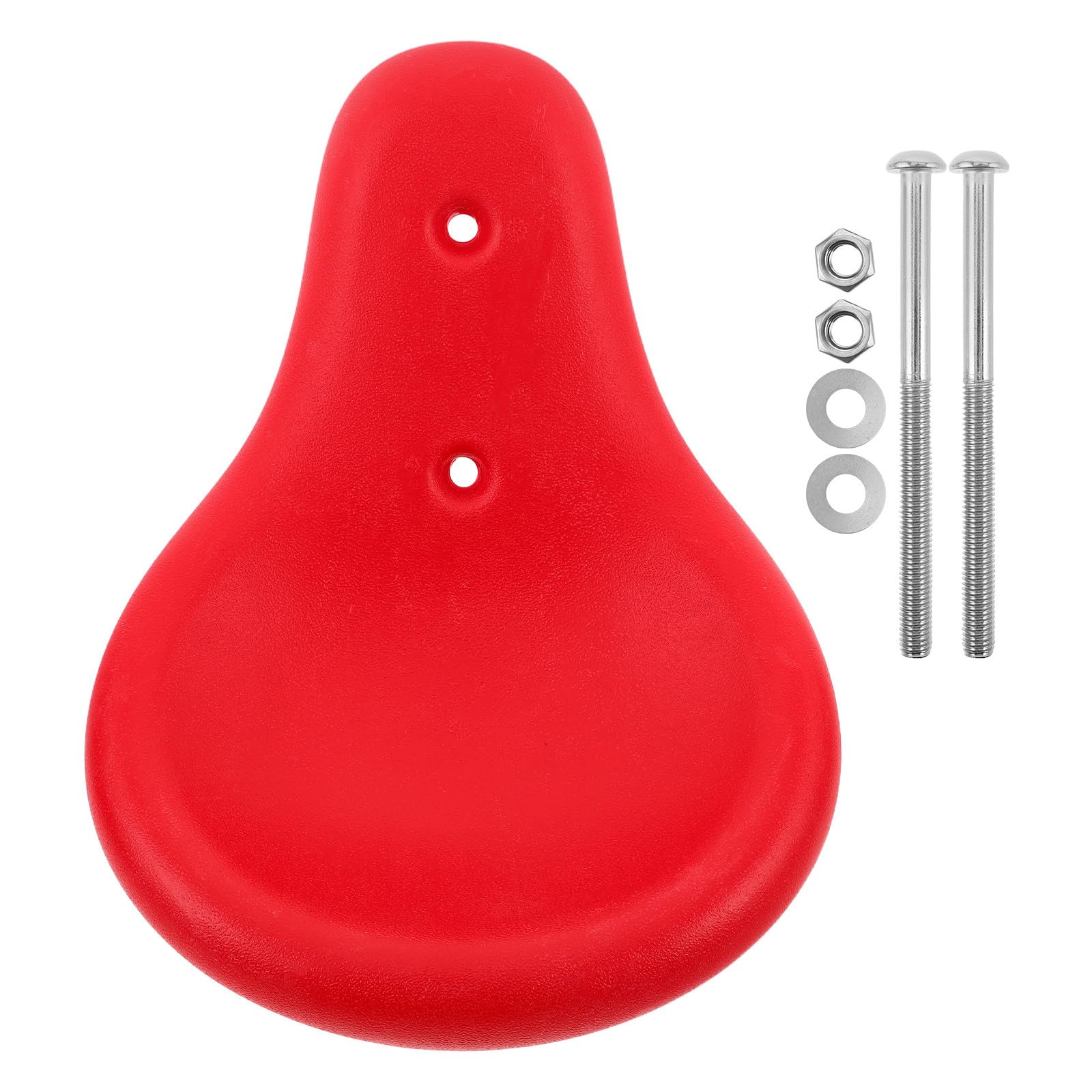 Siège de balançoire confortable facile à nettoyer avec assise rouge en plastique durable