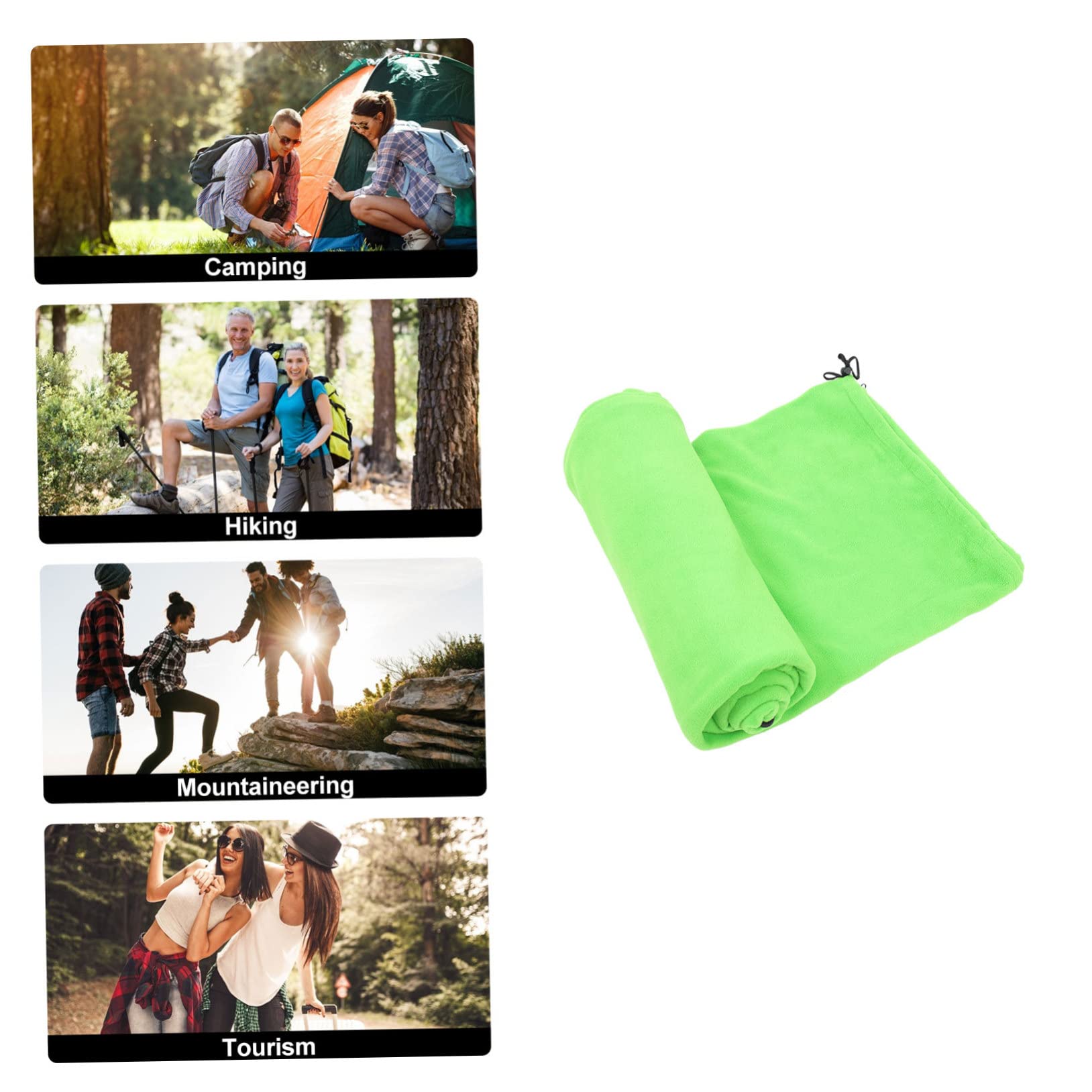 BESPORTBLE Couchage Chaud pour Adulte Portable et Léger pour Camping et Randonnée