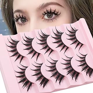 5 pares de pestañas de estilo tailandés 3D de...