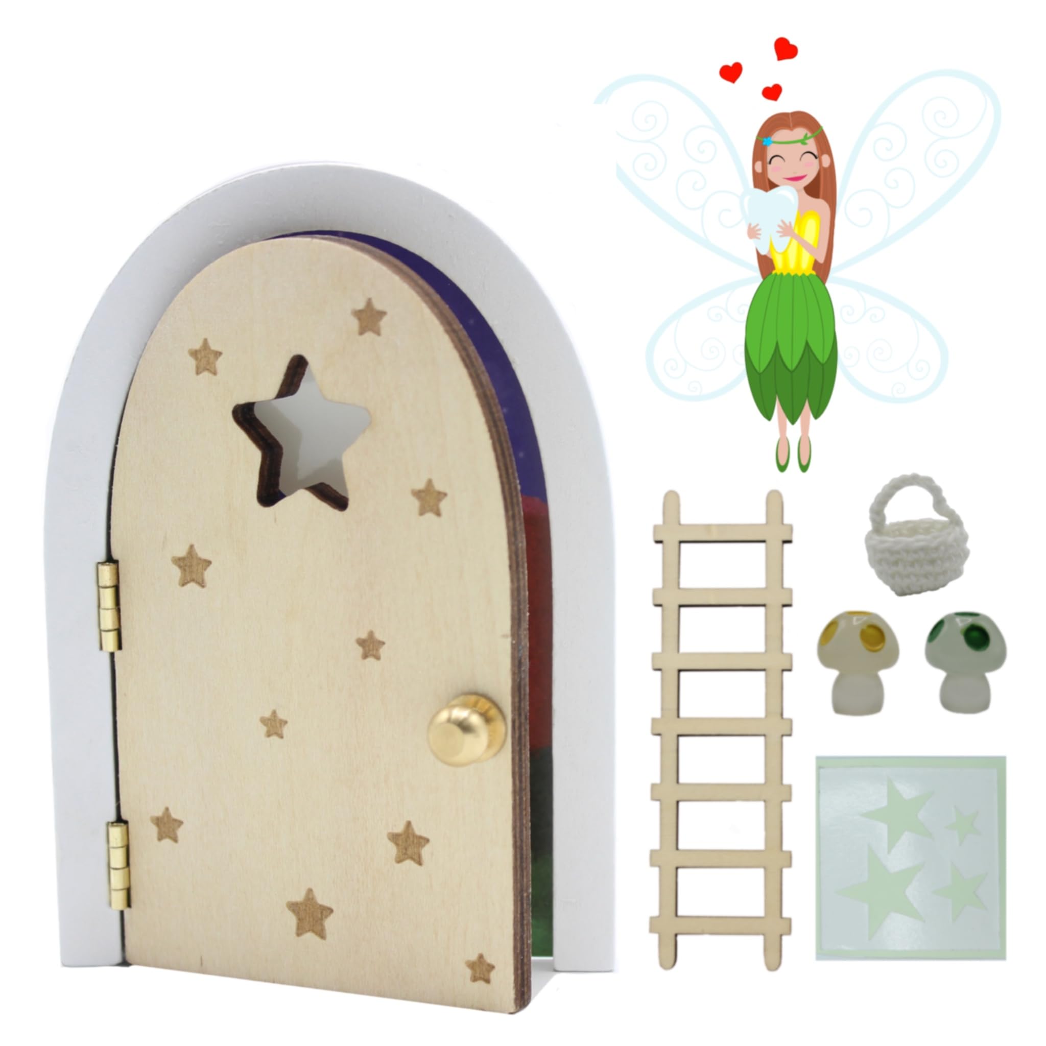 Qué Kawaii Magic Door Tooth Fairy Glow In The Dark