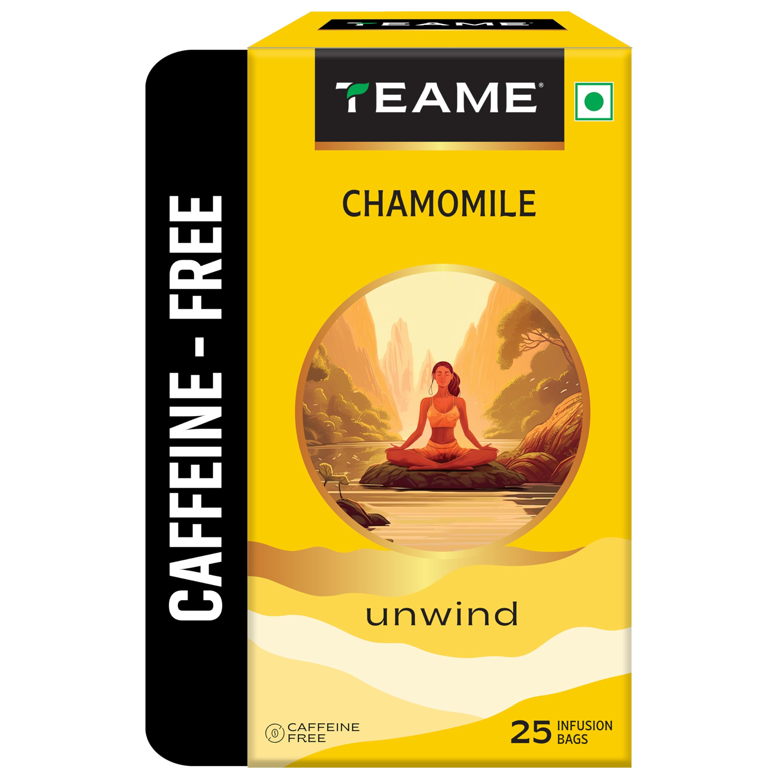 Chamomile Tea - 25 Tea Bags | Camomile Tea for Sleep, Stress Relief & Relaxation | Unwind