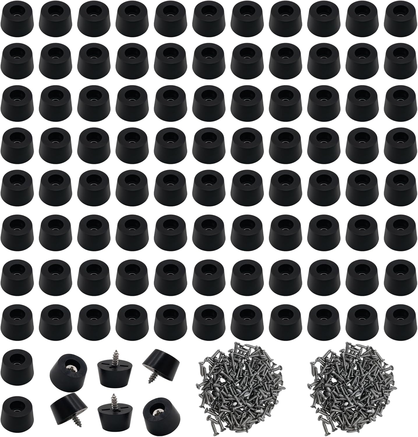 Soft Cutting Board Rubber Feet 200 Pieces Non Slip Small Rubber Feet