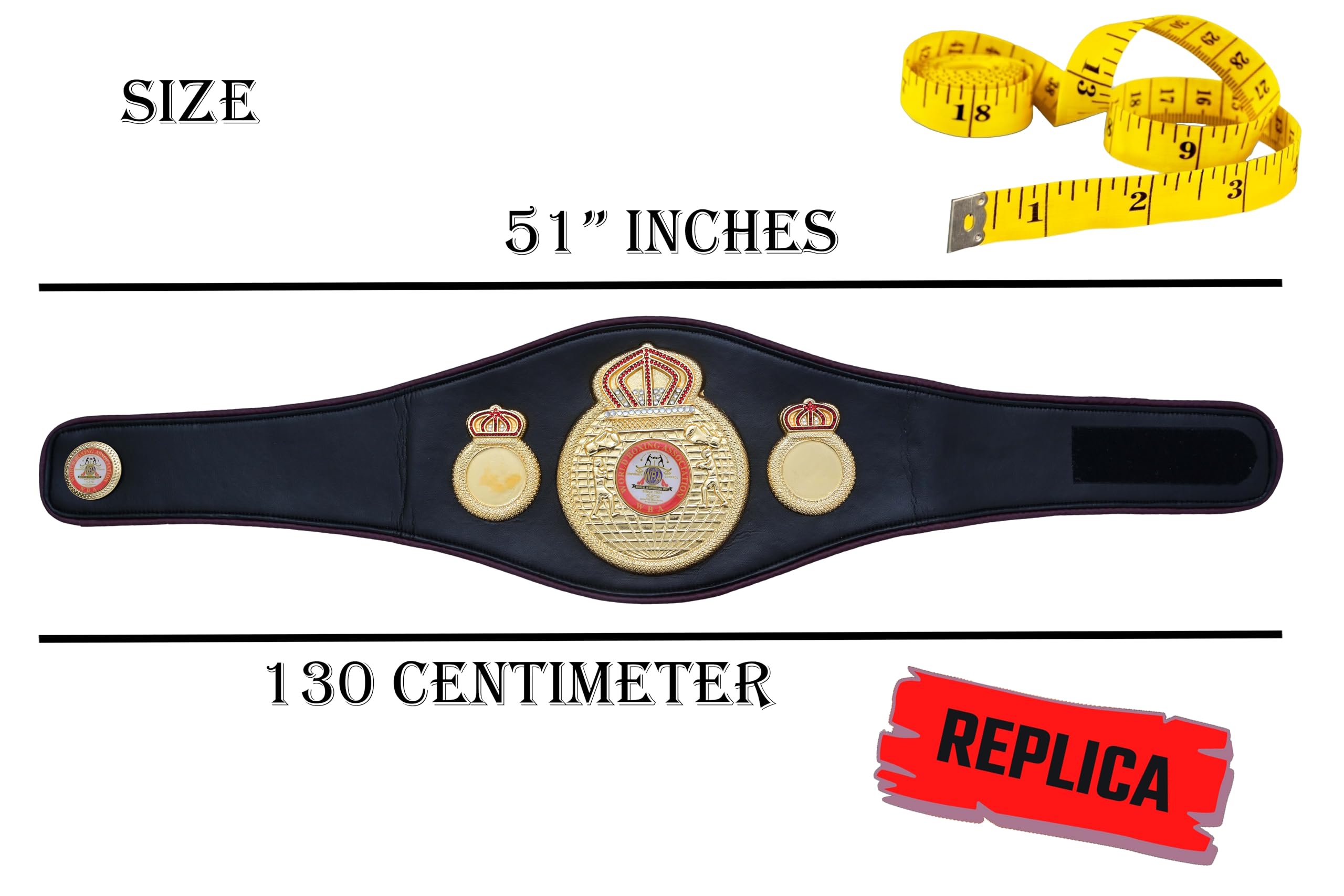 Réplica del cinturón del Campeonato Mundial de Boxeo del CMB, cinturón de cuero verde tamaño adulto con diseño 3D y placas y hebilla chapadas en oro, ideal para regalos y exhibiciones de fans