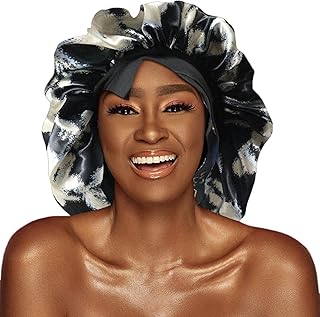 cabelo noturno - Touca cabelo reversível cetim,Touca cabelo para dormir touca cetim extra granreversível para mulheres cabelos cacheados naturais Purble