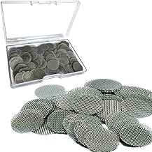 GUUZI 200pcs 15mm Stainless Steel Filter Pipe Sieve Filter Type 304 Silver