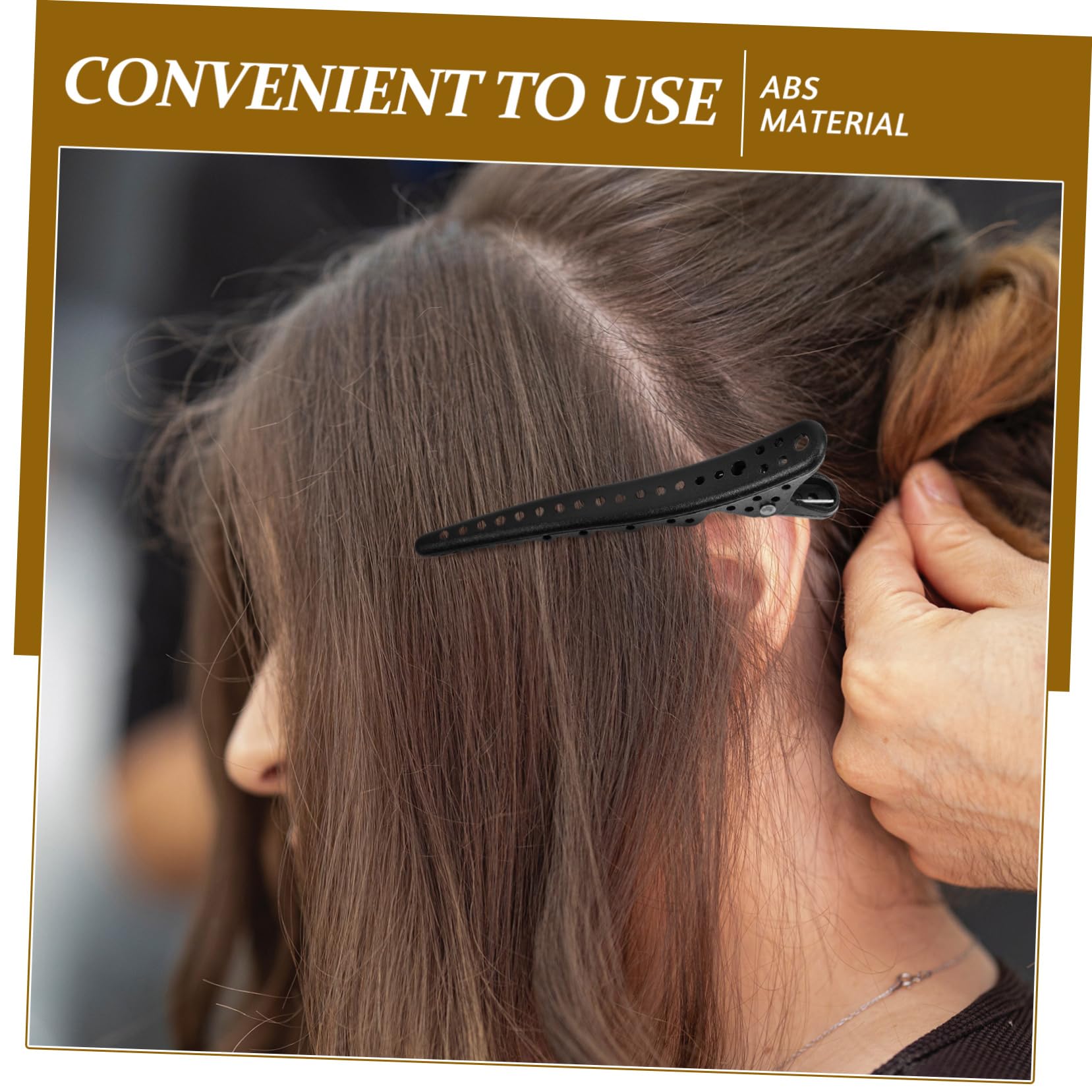 PACKOVE 30pezzi Fermagli Per Professionali Antiscivolo Clip Per Sezionamento e Styling Accessori Per Parrucchieri e Makeup Per Acconciature Precise e Stabili
