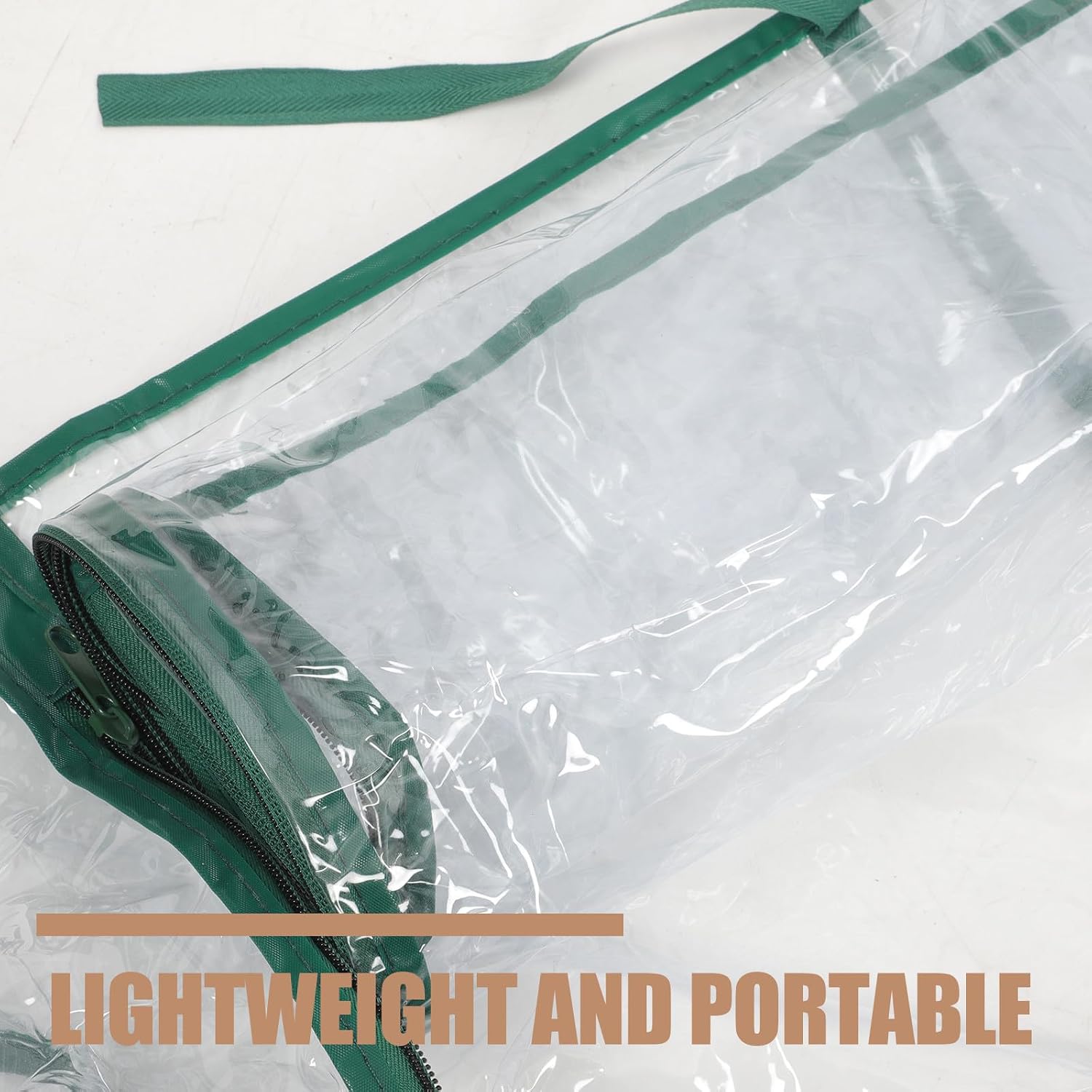Greenhouse Replacement Cover Plastic Lightweight Portable for Plants image 4