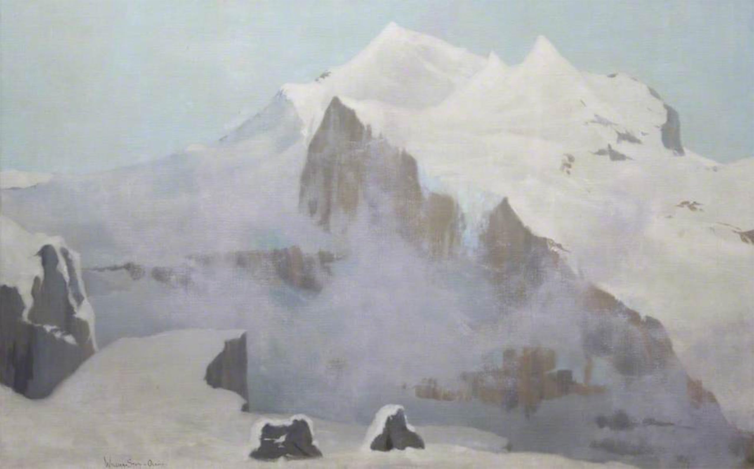 SERENDIPITP Vintage Wall Art Canvas Nordic Poster Canvas Print Picture the Amethyst Cloud Jungfrau by William Stott Wall Art Poster for Home Decor 60x90cm