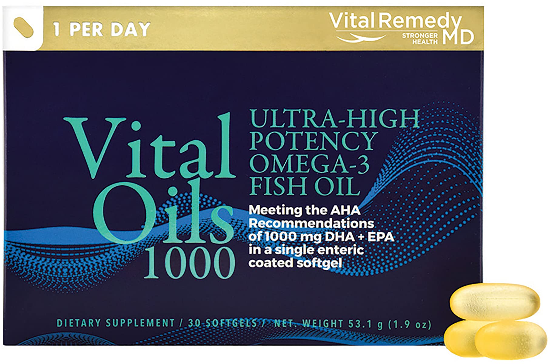 Buy Vital Remedy Omega 3 Fish Oil Premium Burpless Fish Oil