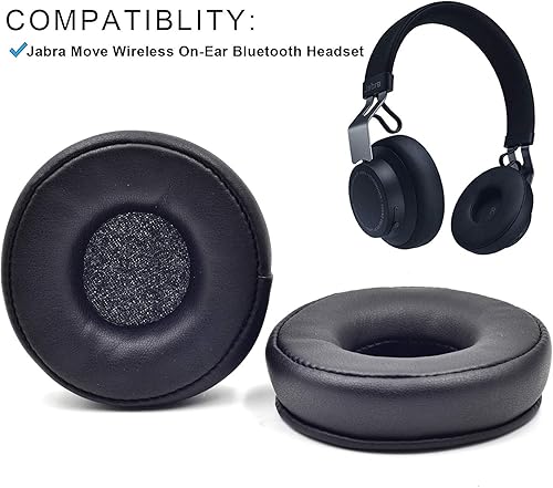 Miniatura 5 de Move - Almohadillas de repuesto para almohadillas de oreja de 25 horas, sellos de espuma compatibles con Jabra Move  25h WirelessPlantronics