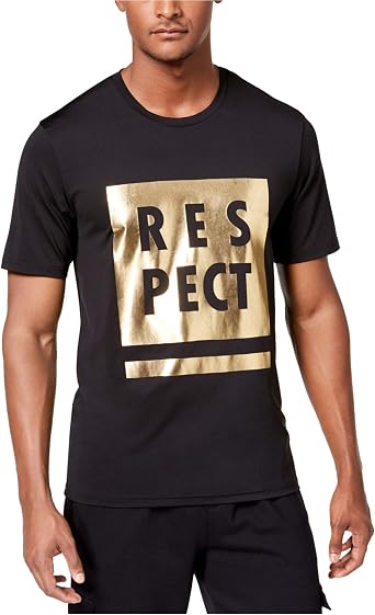 Respect Metallic Graphic T-Shirt 
