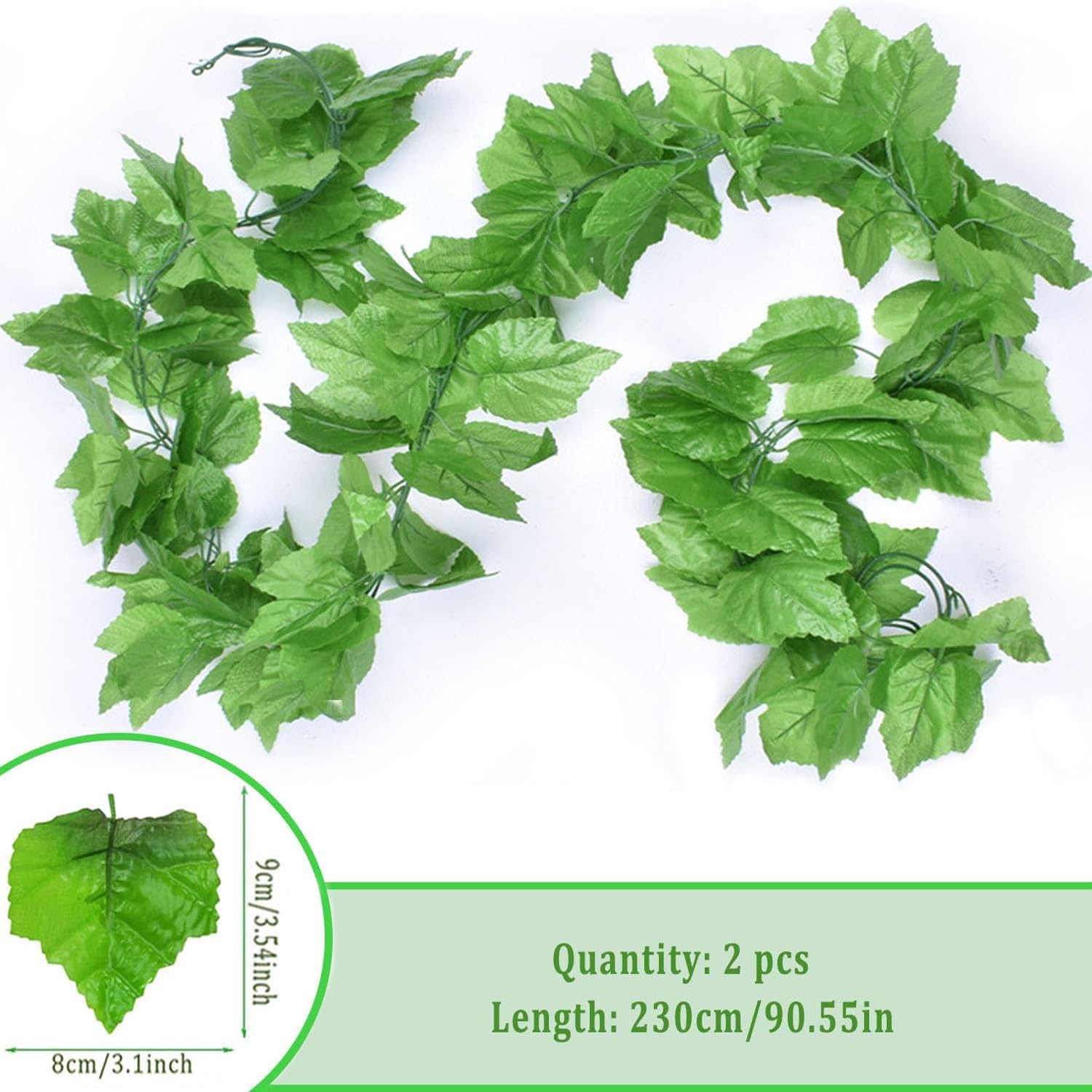 8 Pezzi Uva Artificiale Realistica - Grappoli Con Foglie Per Decorazione Casa E Giardino - Foto 8