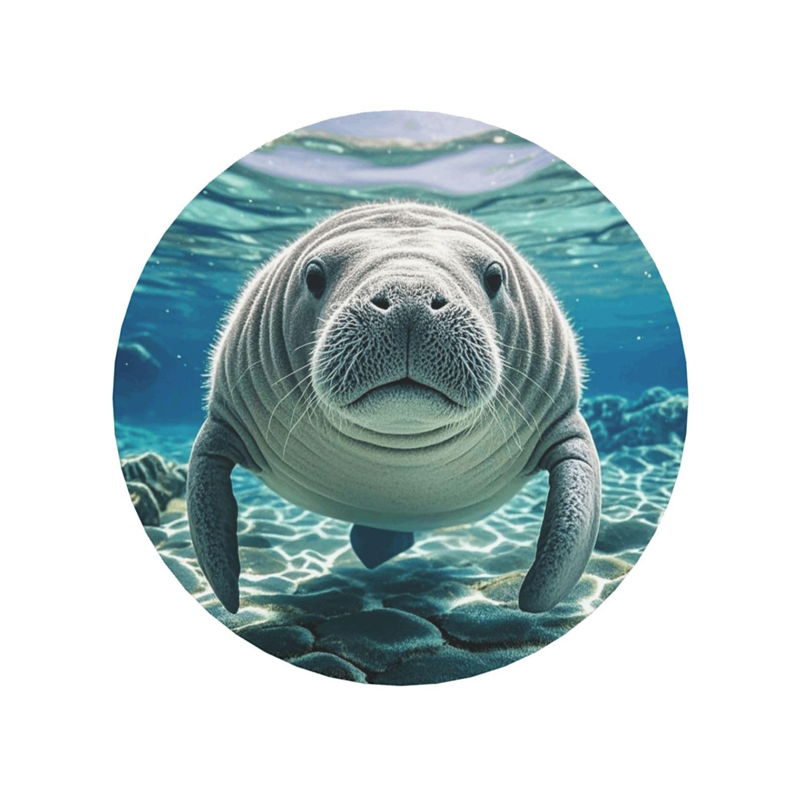 Fridge Magnets Waterproof Heavy Duty Small Strong Magnet Cute Sea Animal Manatee Refrigerator Magnets Cute Magnetic Locker Accessories Mini Decorative Magnet for Whiteboard Office Kitchen Decor