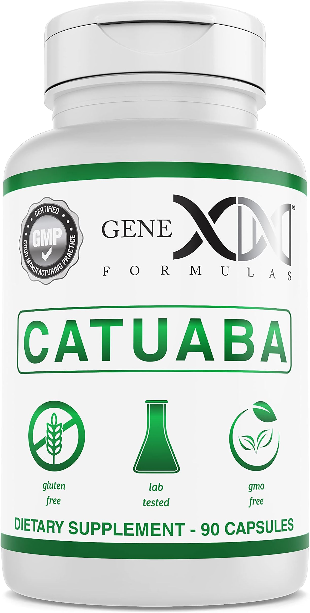 GENEX Catuaba Bark Extract Capsules - 1500mg | Organic Brazilian Catuaba Bark with L-Leucine
