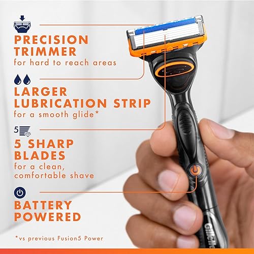 Miniatura 14 de Recambios para cuchillas de afeitar manuales para hombres, Gillette Fusion, 4