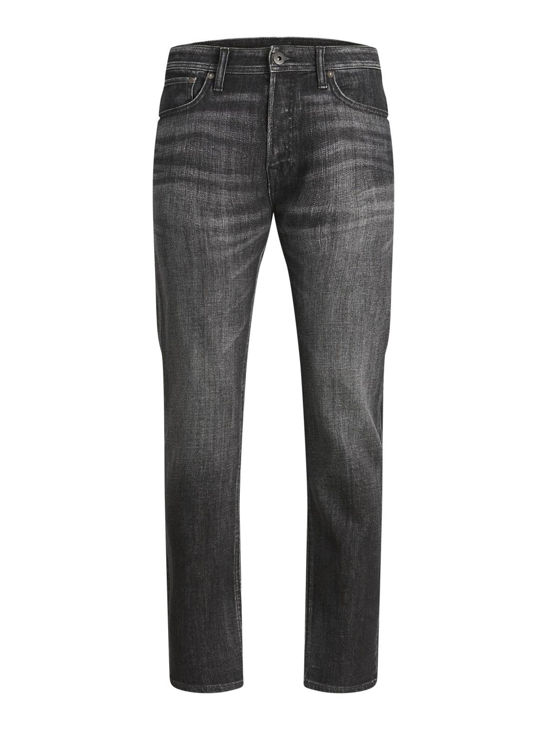 JACK & JONES Men's Jeans, Black Denim, 33 W/32 L