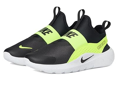 Nike Kids Flex Runner 4 (Little Kid) Kids Shoes Black/Black/Volt/White : 2.5 Little Kid M, Textile