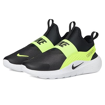 Nike Kids Flex Runner 4 (Little Kid) Kids Shoes Black/Black/Volt/White