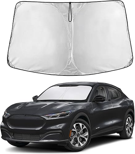 Miniatura 184 de EcoNour Parasol para Subaru Crosstrek 2013-2015 2016 2017, visera solar para parabrisas delantero y ventana, bloqueador de calor UV y protector