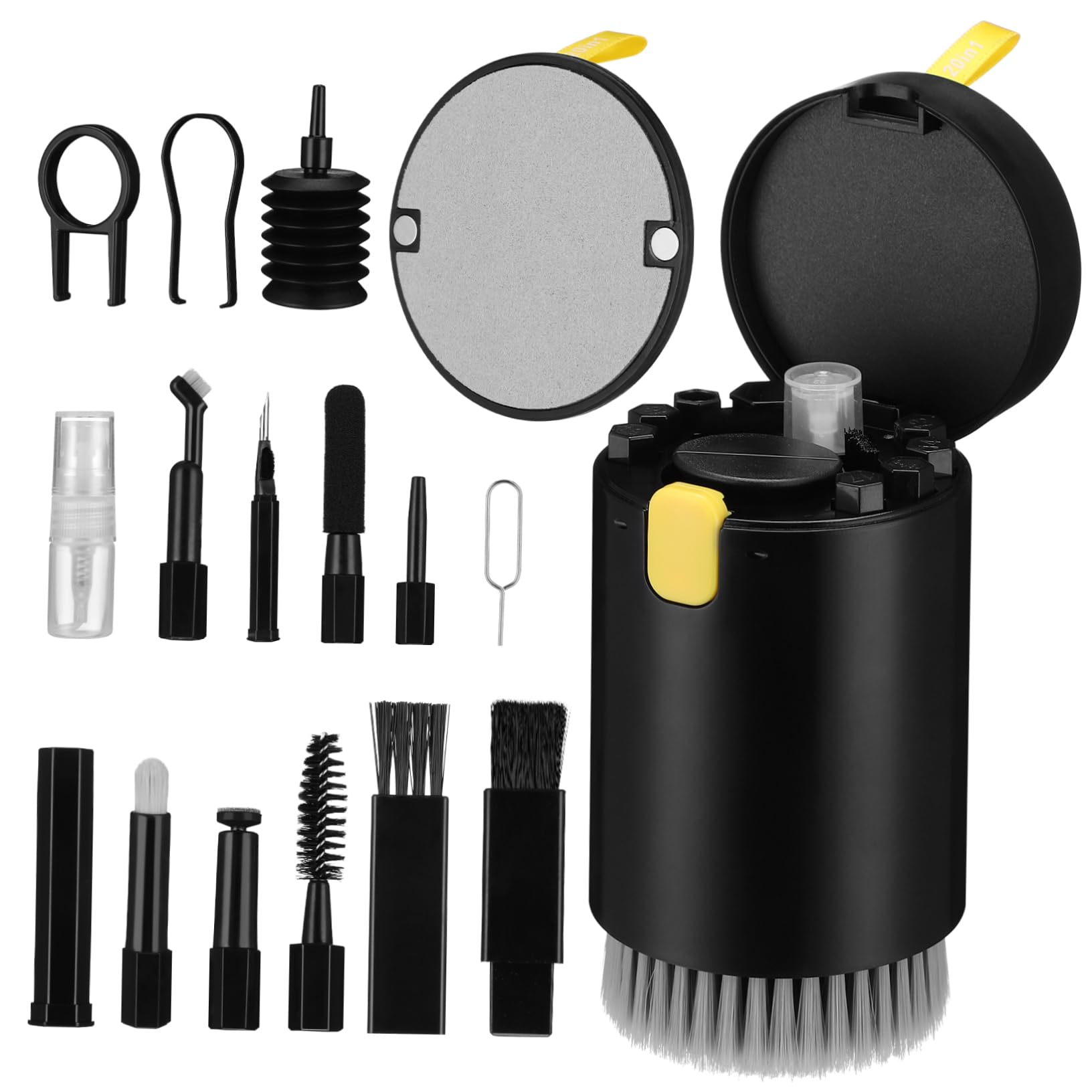 MERRYHAPY Complete Device Cleaning Kit Laptop Keyboard Earphone Camera Lens Phone Cleaner Tool Set