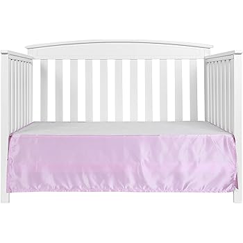 satin crib skirt