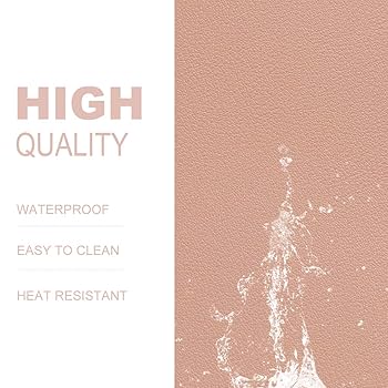 YSAGi Desk Mat, Multifunctional Office Desk Pad Washable PVC Leather Writing Non Slip Base Waterproof Wipeable Kids Drawing Office Home Kids Blue 80 40 Cm