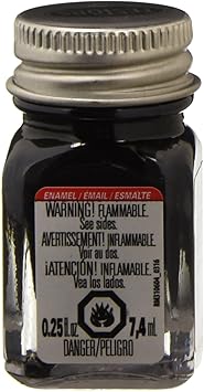 Testors Testor Gloss Black Enamel Paint