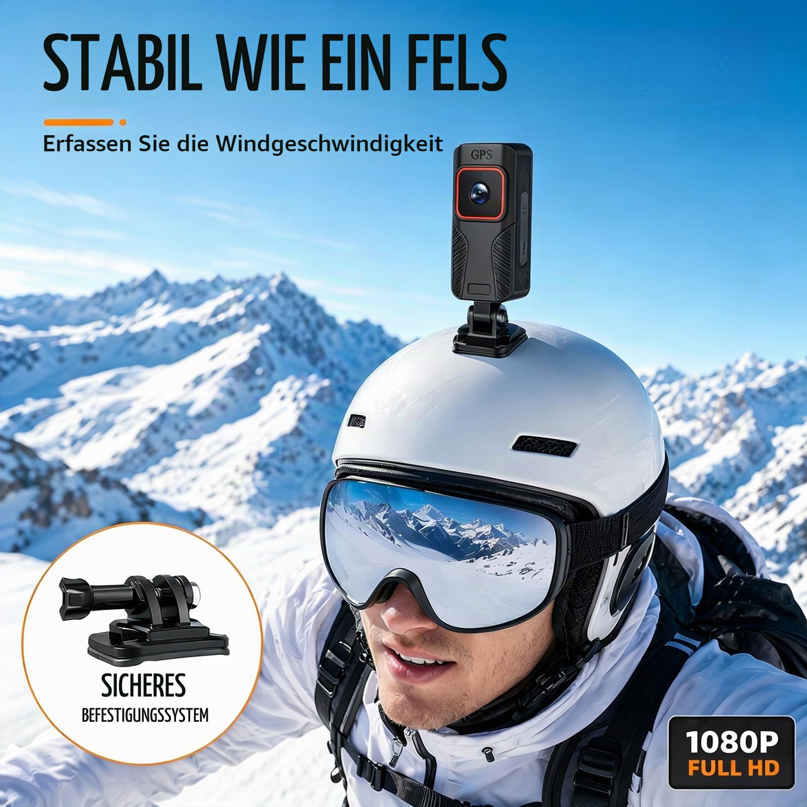 Tragbare magnetische Daumen-Action-Kamera, 4K Body Cam mit 110-Grad-Weitwinkelobjektiv und 1000-mAh-Akku für Haustier-Spaziergänge, Arbeit, Reisen, Outdoor-Aufnahmen