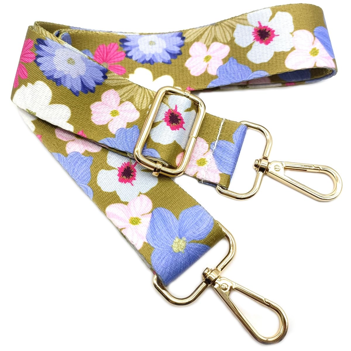 Verstellbarer Schultergurt Tasche Bunte Blumen, Taschengurte