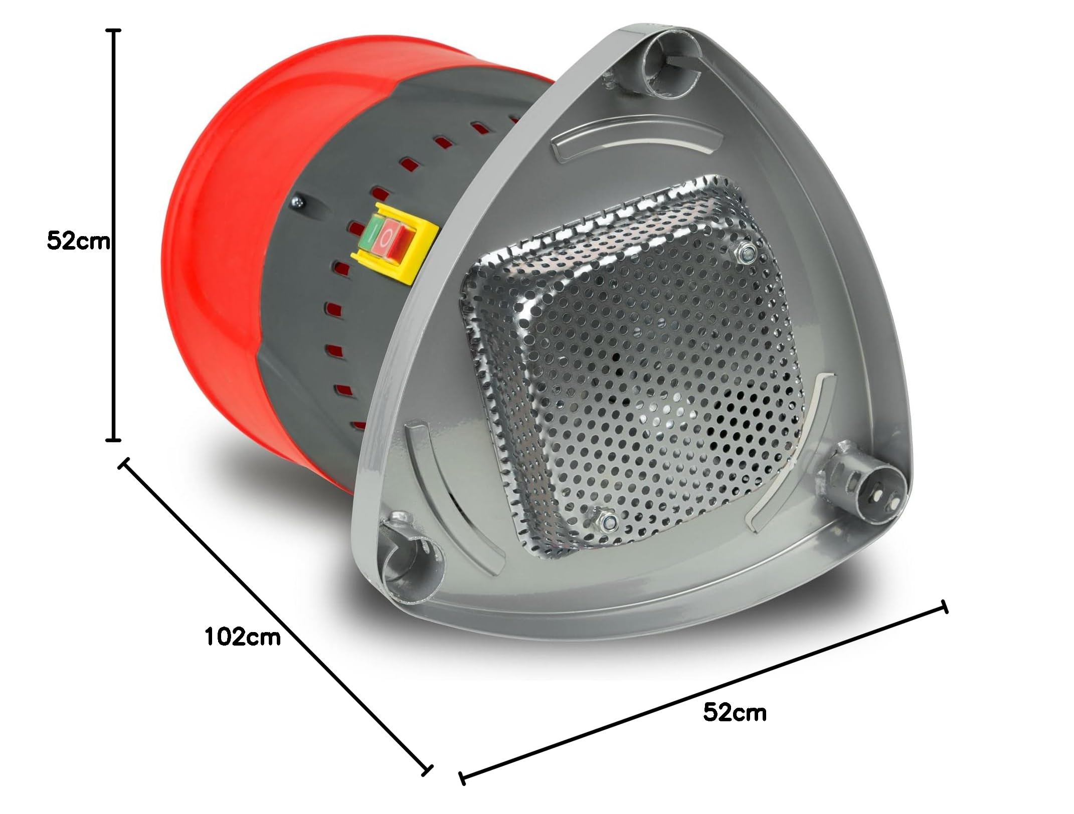 EBERTH Moulin à Céréales Électrique sur Pied, Trémie de Remplissage de 6L, Moteur Électrique de 1000 W, 300kg/h, Moulin à Grains avec Lame Robuste en Acier Inox, 5 Tamis inclus, Broyeur pour Céréales