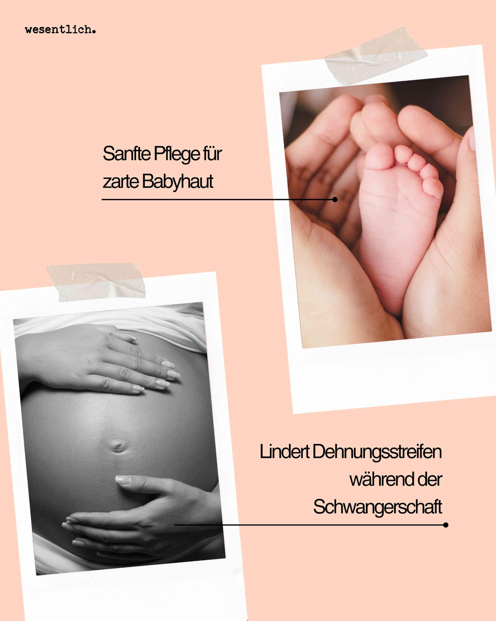 wesentlich. Mandelöl BIO kaltgepresst | für Kosmetik, Haare und Gesicht | Baby Pflege und Basis für Badeöl und Massageöl | 1000ml