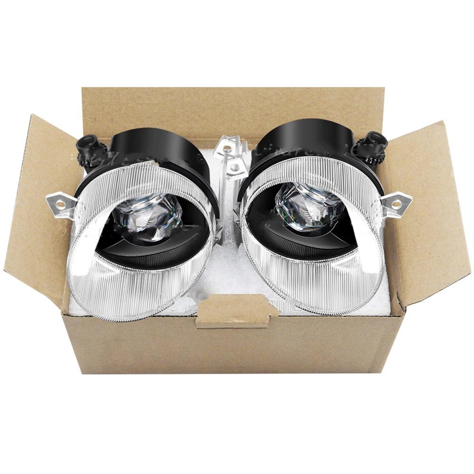 Faro antiniebla LED 2 Uds 30W 8000LM Montaje Luz Antiniebla Canbus Lente LED Coche Lámpara Para Benz Para Sprinter W907 W910 2019 2020 2021 2022 2023(Blanco)