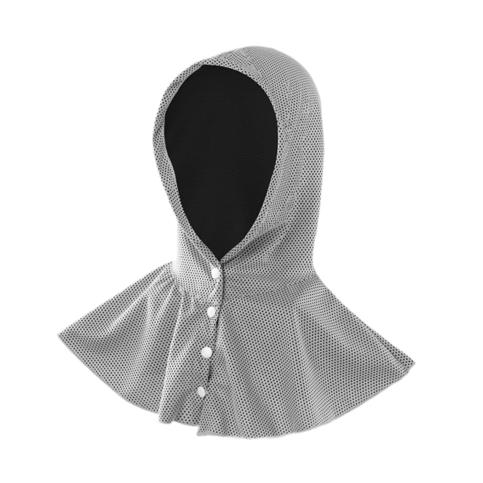 JAZZY PEARLS® Cooling Hoodie Towel Breathable Fashion Wrap for Running Cycling Hiking Gray-Sporting Goods-Fitness Running & Yoga-Fitness Equipment & Gear-Gym Towels-1 Cooling Hoodie Towel-image-38