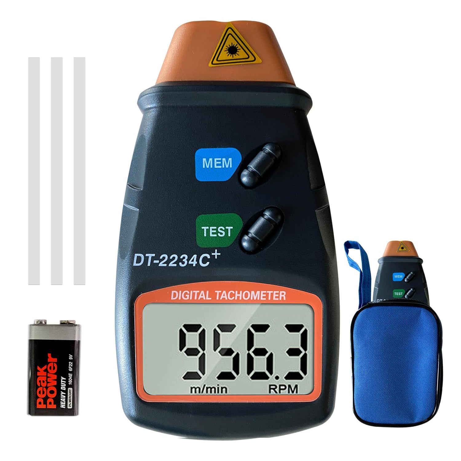 Digital Laser Photo Tachometer Gauce for car,Wheels,engines