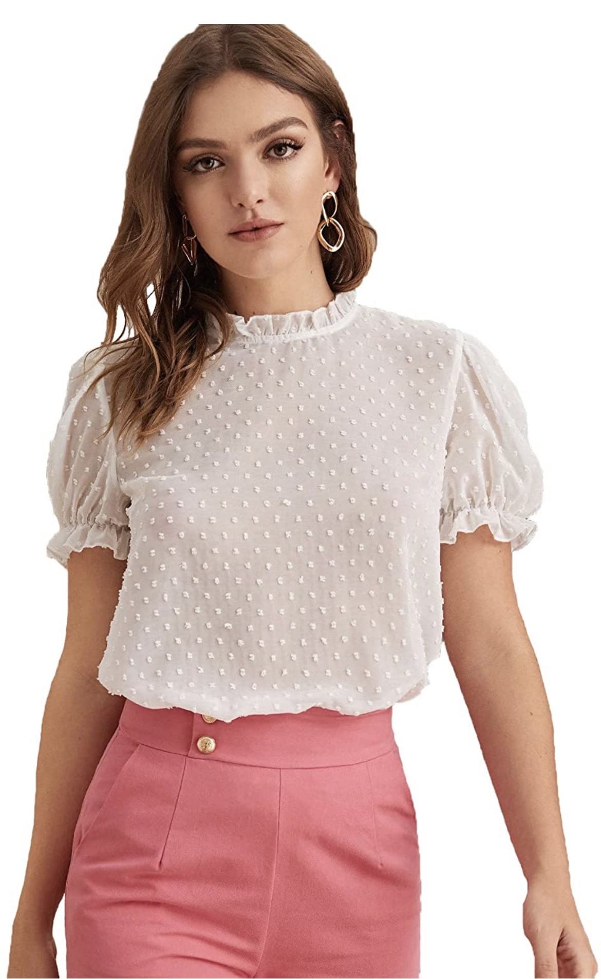 Pujia Mills Women Casual high Neck Top