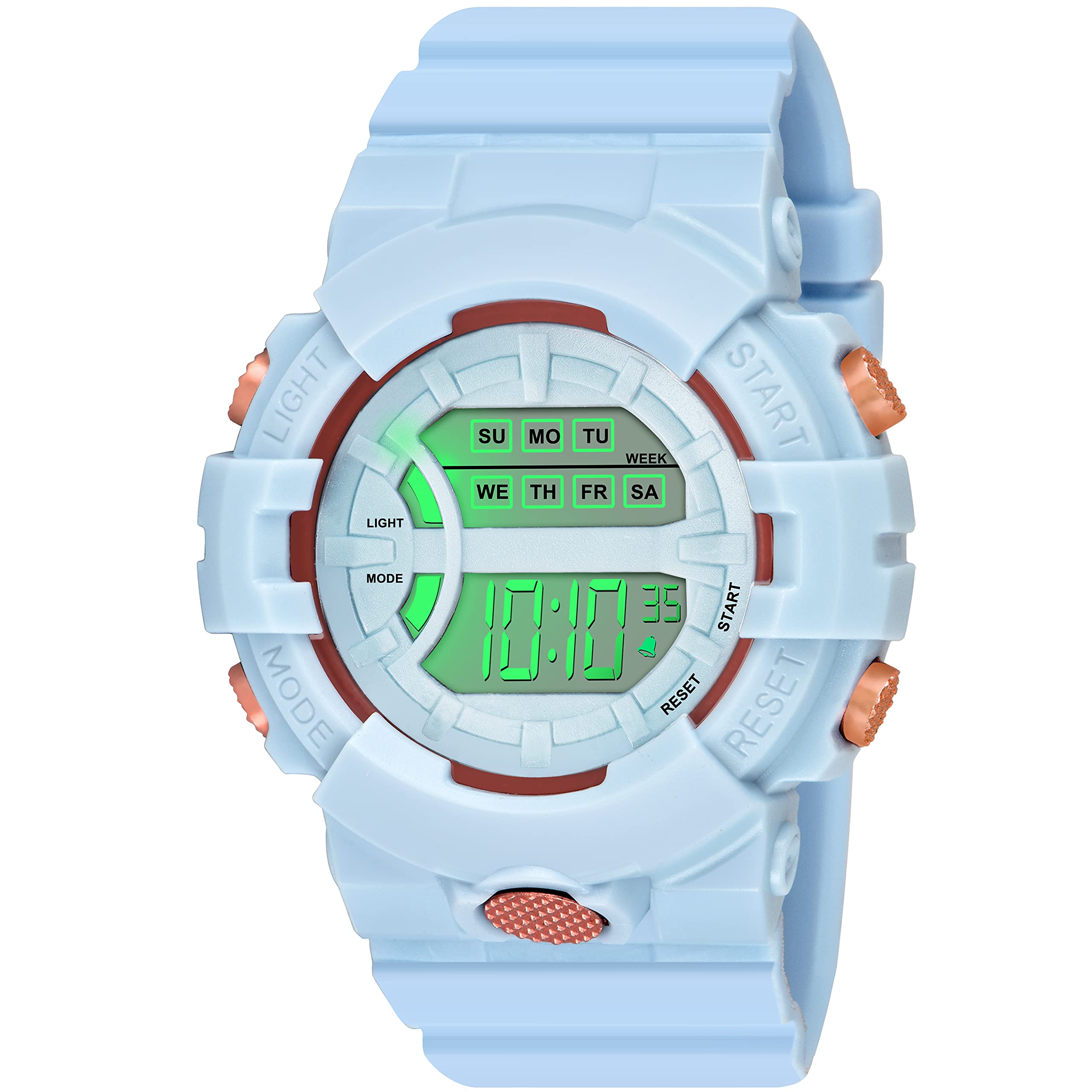 MIVAAN Smart Generation Digital LED Display Watches for Mens and Boys (Pack of 1, Blue) (B095X7PVR9) Amazon Price History, Amazon Price Tracker