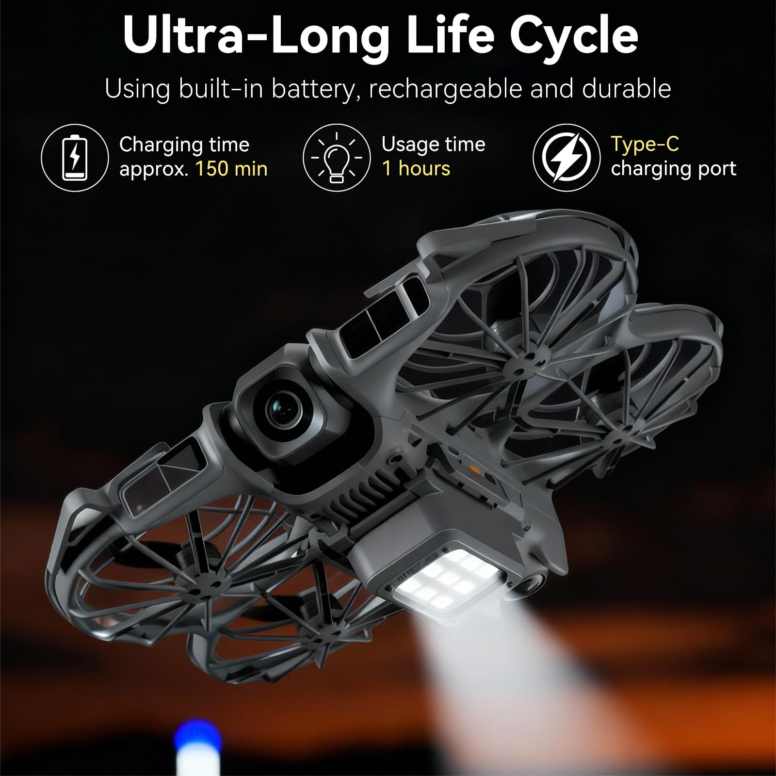 Craznick LED Landing Gear for DJI Neo 2 - Image 3