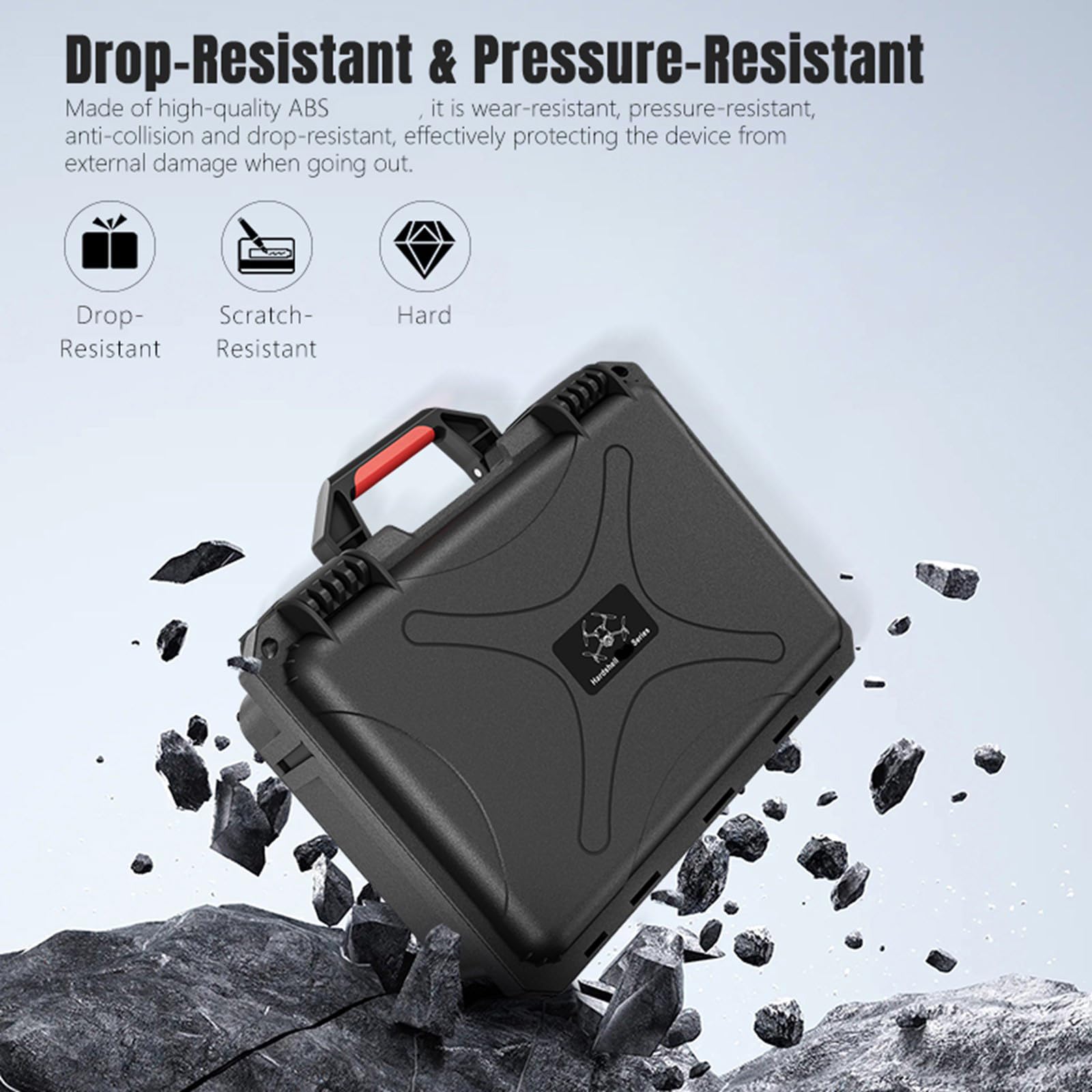Ergonomisches Design mit komfortablem Gurt für Wandern, Camping und einfachen Transport, sichere Schutzhülle