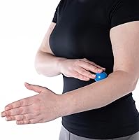 Vista 7 de OPTP Mini bolas – Juego de bolas de auto-masaje rellenas de aire de vinilo (2 piezas) para terapia de manos y pies, pequeñas bolas de terapia