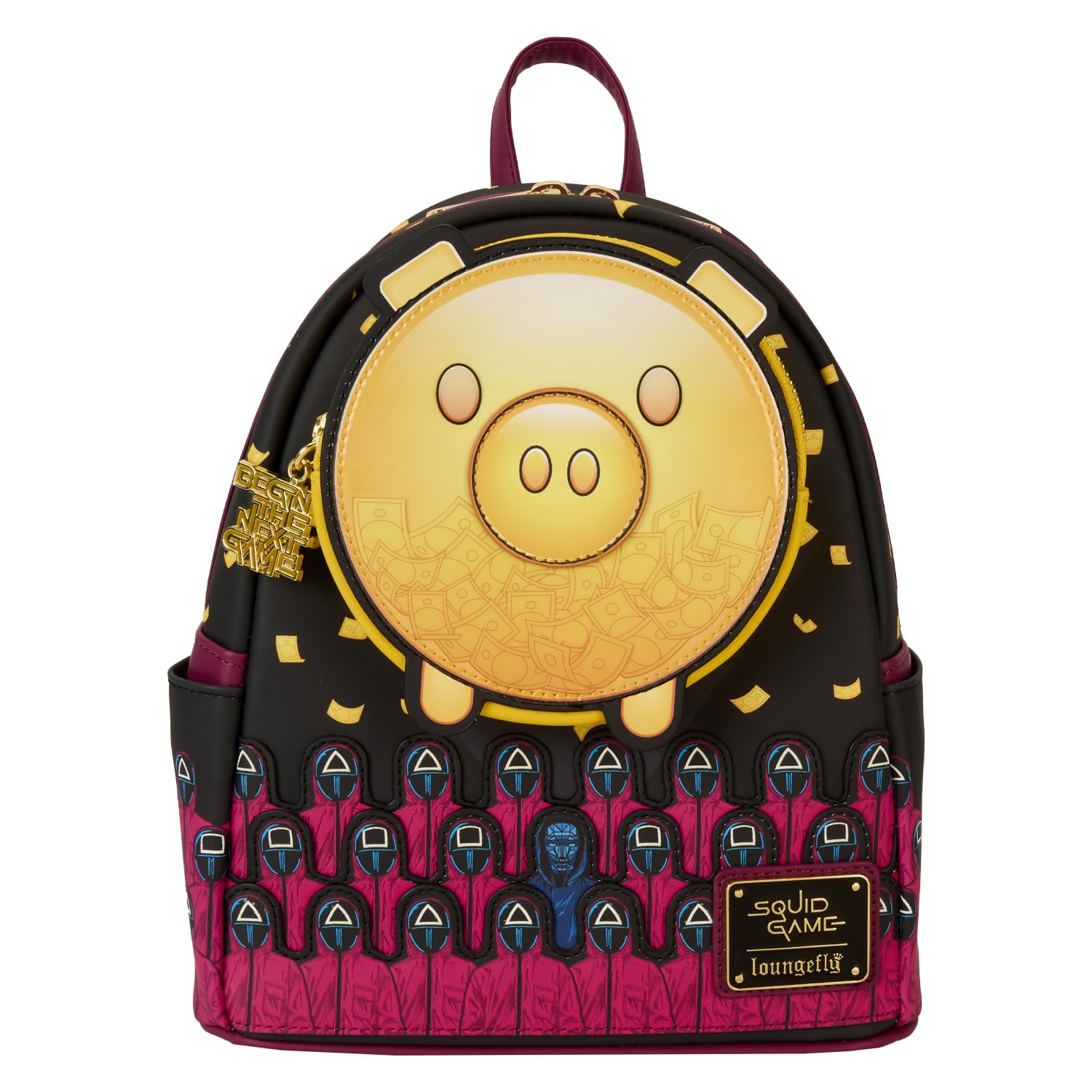 Sac à dos Loungefly Squid Game mini idéal pour les festivals et conventions