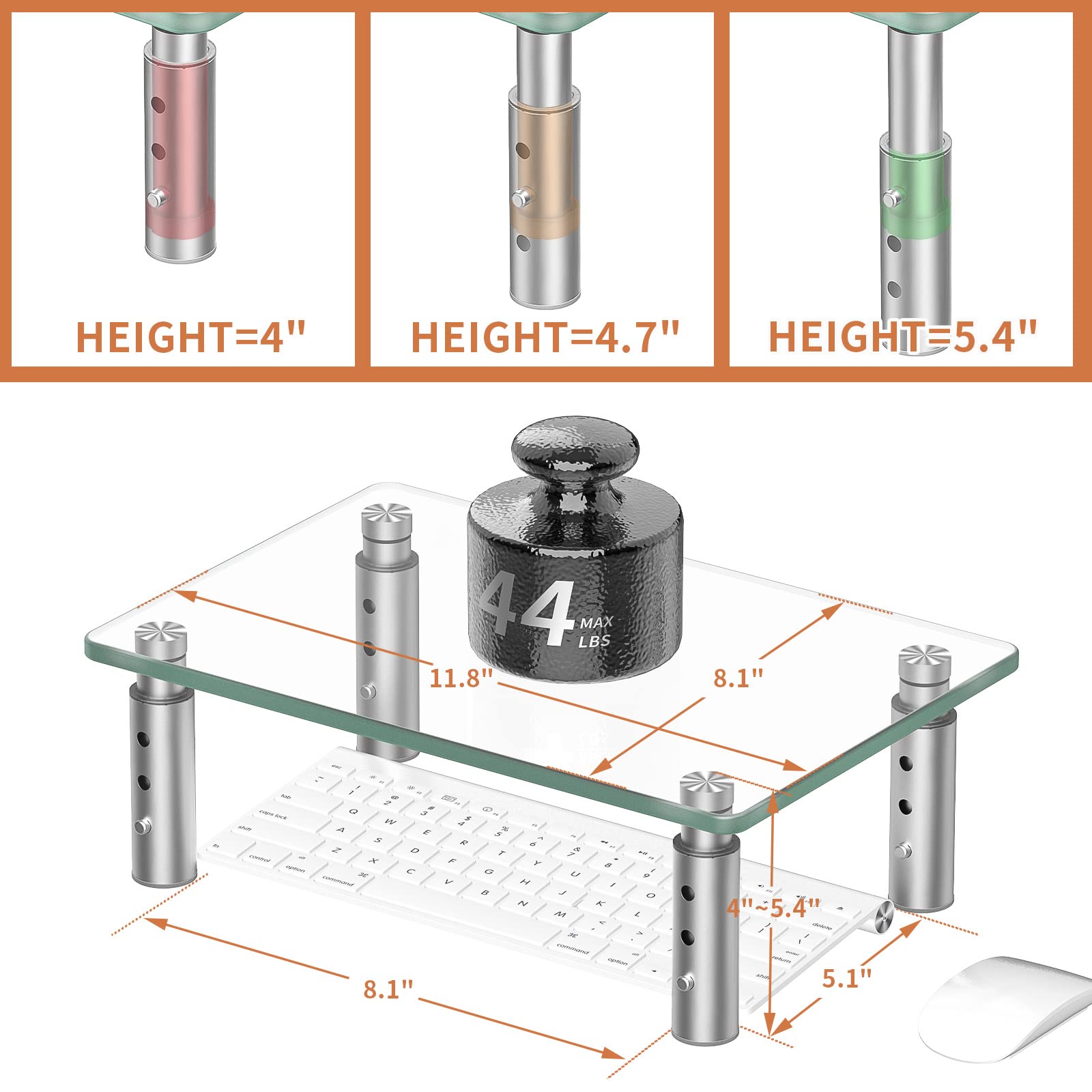 モニター本体 + HEMEDU スタンド Amazon.co.jp: Hemudu デュアルモニタースタンド - 長さと角度を