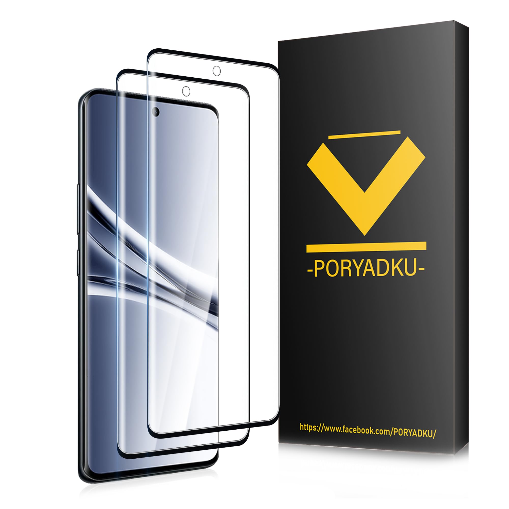 V-PORYADKU 2 Stück Für Xiaomi Redmi Note 15 5G Panzer Schutz Glas Folie 2 Stück Schutzfolie Glas, 9H Härte, Fingerabdruck-ID Unterstützen, HD Clear Displayschutz Schutzfolie Glas