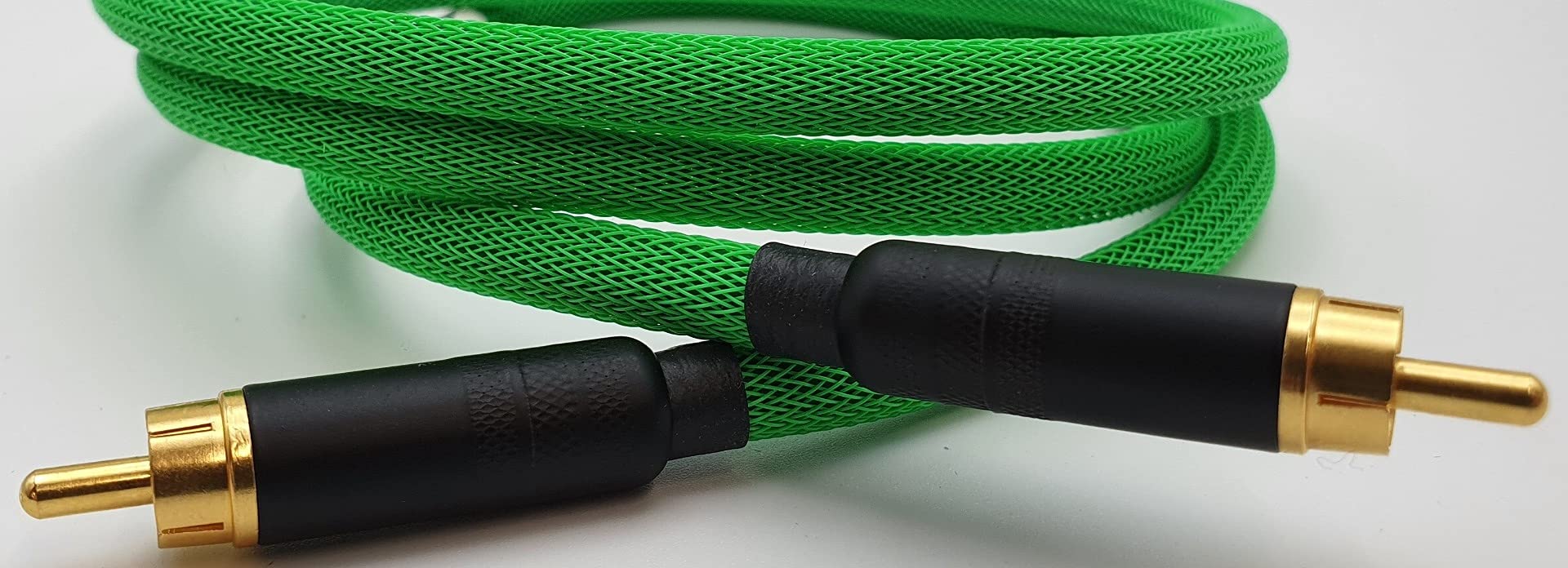 Hard To Find PC1MGS Subwoofer RCA Phono To RCA Phono Cable (1 Meter) (Mcintosh Green)