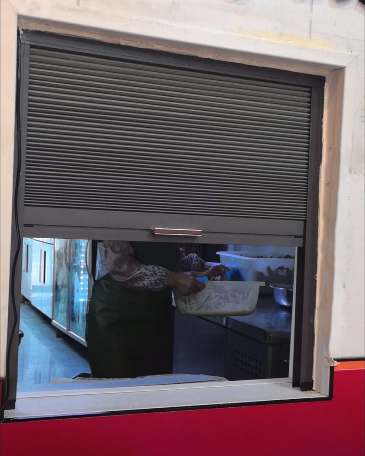 Ventanas de Atención Retráctiles y Plegables para Servicio de Restaurantes de 75x90