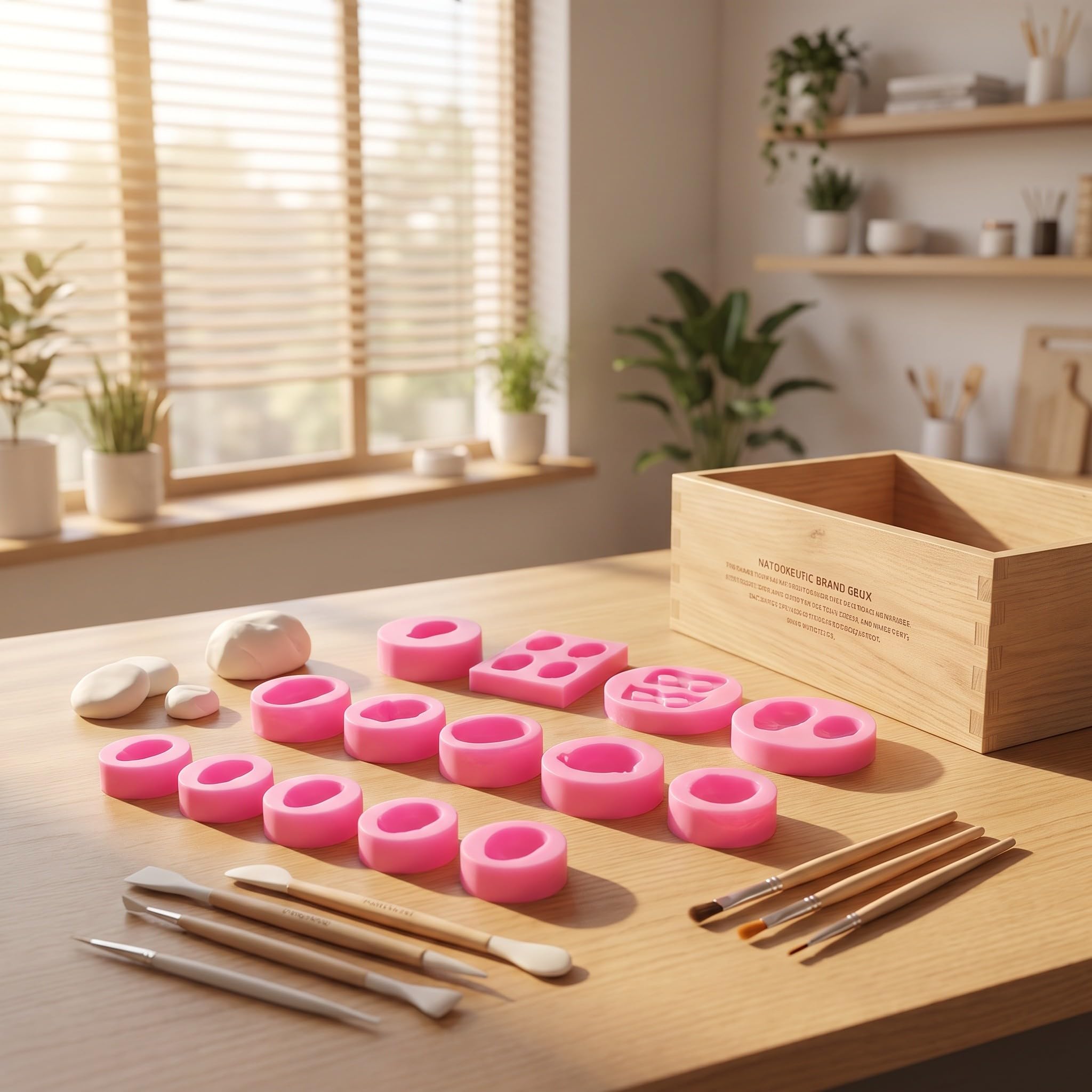 OUNONA 13-teiliges Set 3D-Babygesicht-Silikonformen für Fondant zur