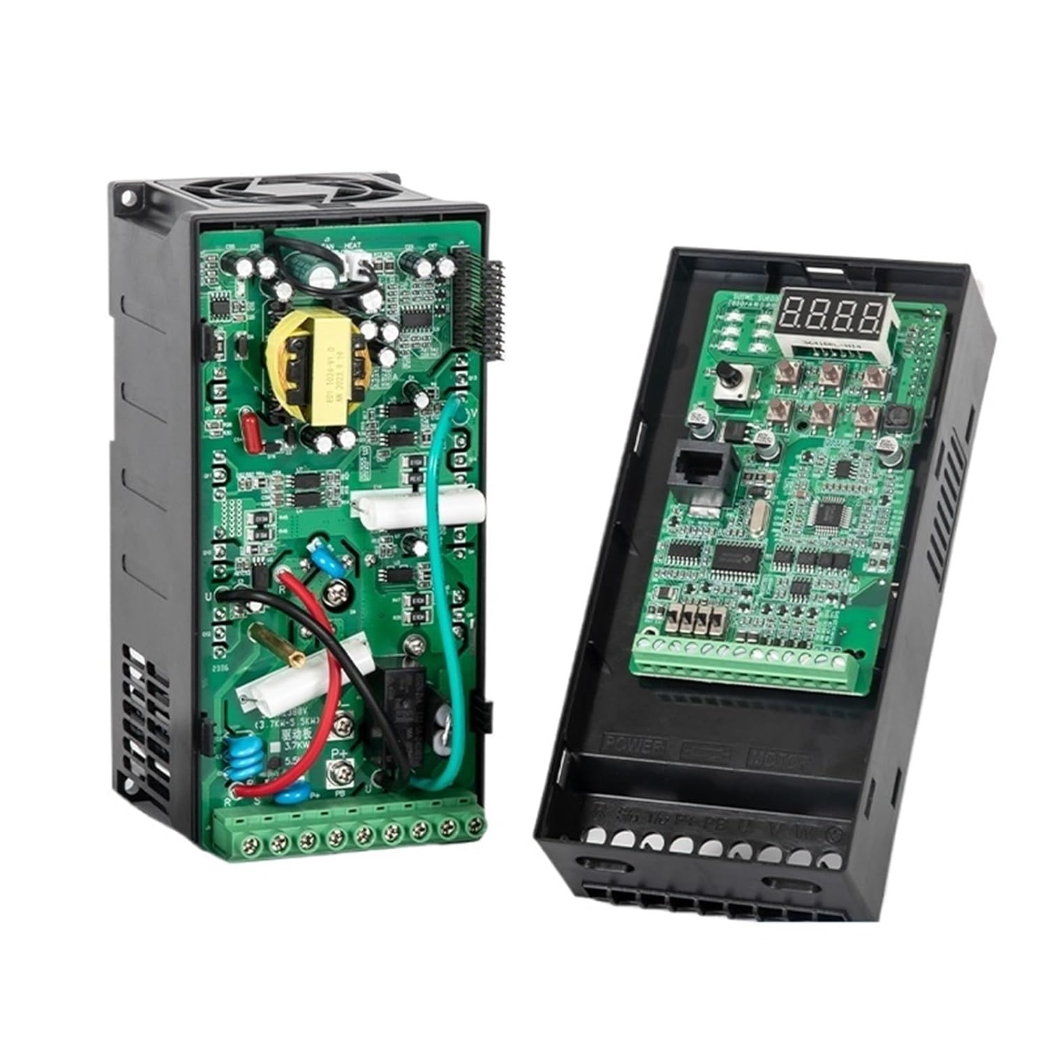 SU630 Solar VFD 0.75/1.5/2.2/3.7/5.5KW 220V 380V Variable Frequency Drive Converter Inverter for Motor Speed Control(0.75KW 220V DC to AC)