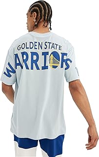 تيشرت منسوج بقصة ضيقة ورقبة دائرية وأكمام قصيرة للرجال؛ تيشيرت الدوري الوطني لكرة السلة في الولايات المتحدة من ديفاكتو Y3000AZ